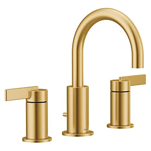 Moen Grifo De Baño Cia De Arco Alto De 2 Manijas De Oro Cepi