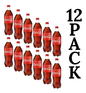 Paquete De 12 Refrescos Coca Cola De 1 Litro Pet Nr