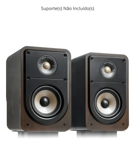 POLK ES15 ブラウン（元箱あり） Polk Audio - Signature Elite Es15 Bookshelf Walnut - Par