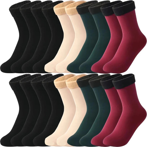 Calcetines Térmicos De Invierno Para Mujer Y Hombre, 8 Pares