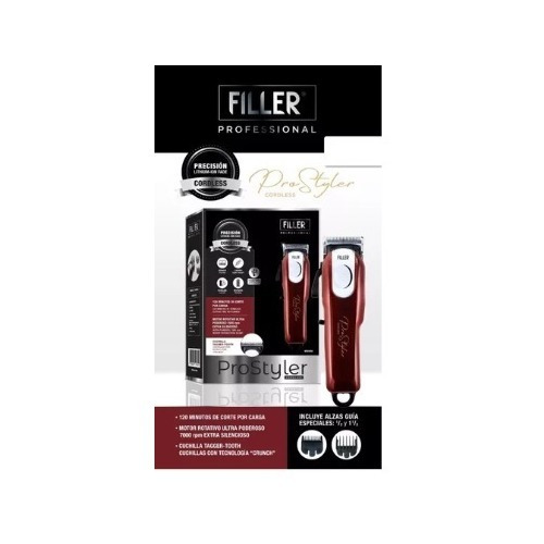 Imagen 6 de 7 de Cortadora De Pelo Filler Profesional Prostyler Cordless