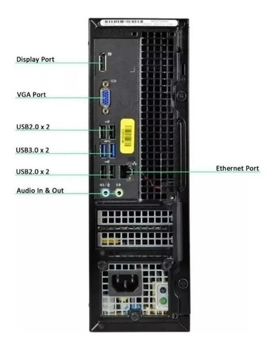 Dell Optiplex 3020 Core I3-4130 8gb Hd 500gb + Monitor 19pol