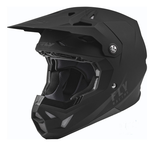 Capacete Cross Fly Formula Cp Preto Moto Motocross Trilha