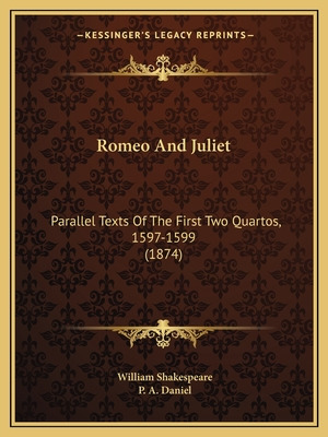 Libro Romeo And Juliet: Parallel Texts Of The First Two Q...