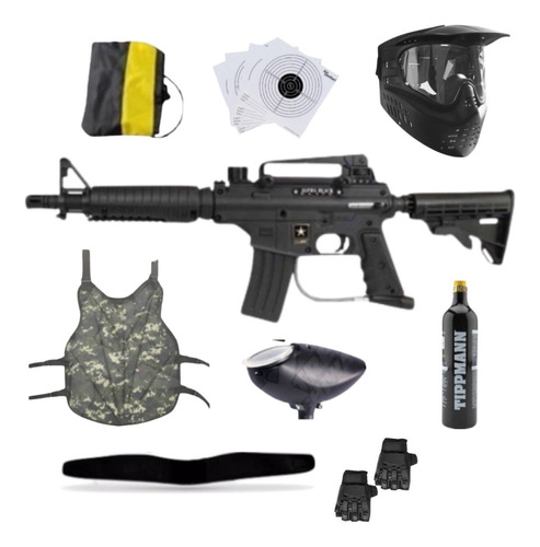 Marcadora Gotcha Alpha Black Tippmann Co2 R15 Xchws P