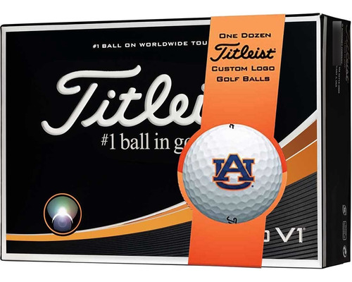 Titleist Pro V1 Ncaa Pelota Golf Auburn