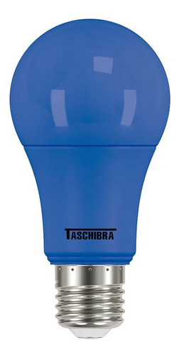 Lampada Led Bulbo Taschibra 5w Tkl Azul  11080394