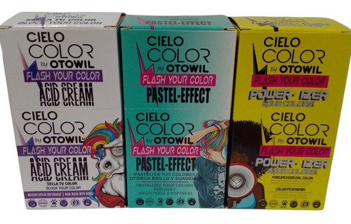 Imagen 10 de 10 de Mascara Capilar Con Enjuague Crema Acida Otowil Caja X12uni.