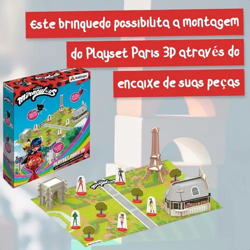 Quebra-Cabeça 30 Peças Para Colorir Miraculous - Xalingo - Loja ToyMania