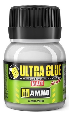 Modelismo Pegamento Amig2058 Ultra Glue Matt Ammo Jimenez