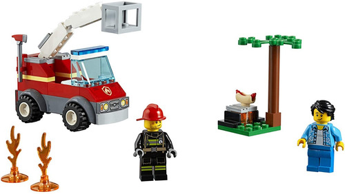 Lego City 60212 Barbecue Burn Out Barbacoa Original