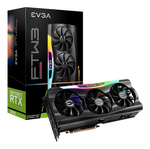 Imagen 2 de 5 de Tarjeta De Video Evga Nvidia Geforce Rtx 3070 8gb