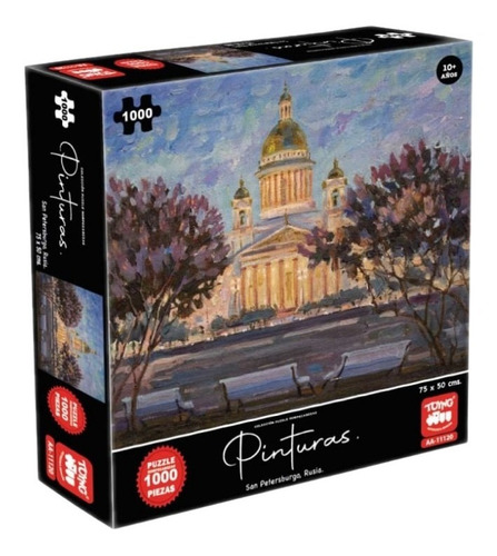 Imagen 2 de 2 de Puzzle 2d | 1000 Piezas | Pintura San Petersburgo | Rusia