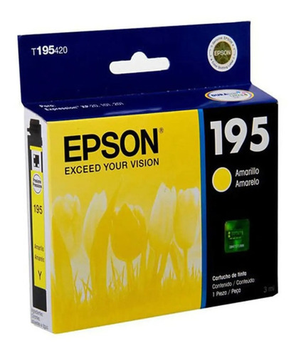 Cartucho Epson T195420 Amarillo Xp-101 201 211 3 Ml