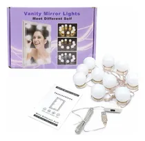 Comprar Focos Tira Led Para Espejo Tocador 10 Luces Usb Decoracion