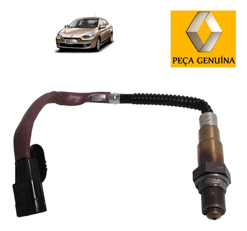 Sonda Lambda Antes Catalisador Fluence 2011 Acima 8200771294