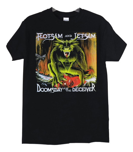 Polera Flotsam And Jetsam Doomsday For The Metal Abominatron