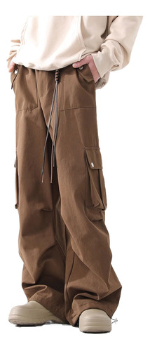 Parachute Soldier Overalls Loose Wide Leg Straight Trousers