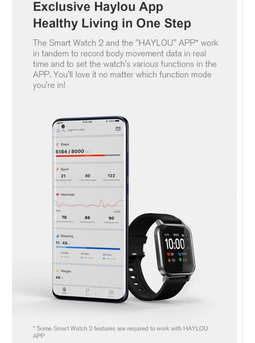 Reloj Haylou Ls02 / Smartwatch
