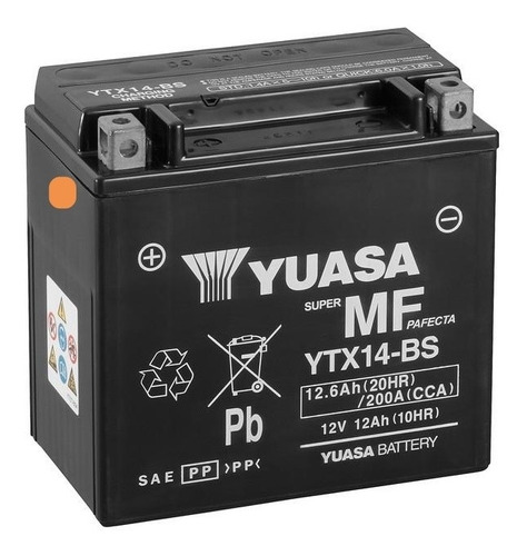 Bateria Yuasa Ytx14-bs Gel Bmw F650gs F800gs R1200gs Africa