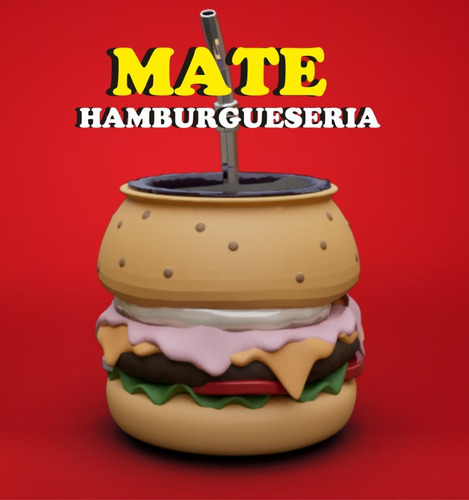 Mate Hamburgueseria Archivo Stl