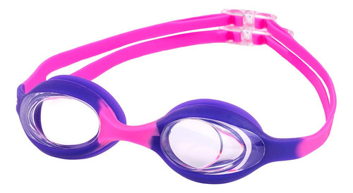 Kit De Natação Infantil Vollo Óculos Giant Dolphin E Touca De Silicone Rosa