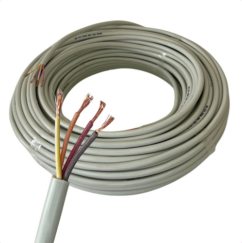 20 Metros Cabo Manga 4 Vias 20 Awg Mais Resistente