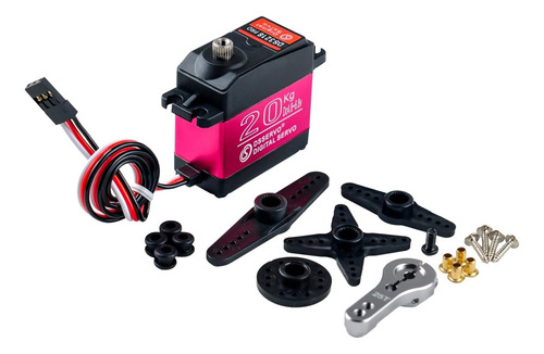 Servomotor Ds3218 Giro 180° 21 Kg Alto Torque Engranes Metal