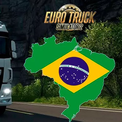 Euro Truck Simulator 2 + Mapa Brasileiro E Brindes