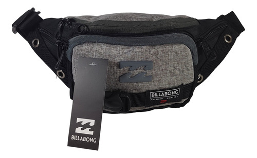 Canguro Billabong Placa Metal Simbolo Parche Negro Con Gris