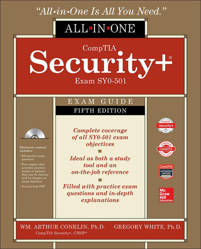 Book : Comptia Security All-in-one Exam Guide, Fifth Editio