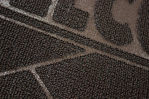 Tapete De Entrada Dib Relief Medida 40x60 Cm Ancho 40 Cm Color Marrón Diseño De La Tela Welcome Largo 60 Cm