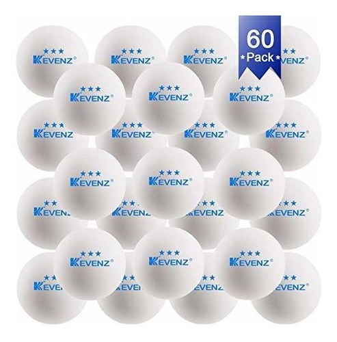 Kevenz 60-pack 3 Estrellas 40  Bolas De Tenis