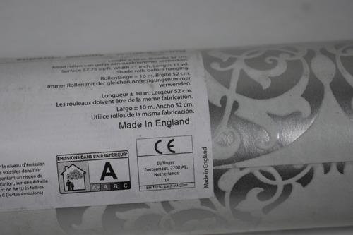 Rollo De Papel Para Empapelar X 10m, Inglés