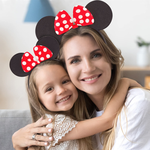 Vinchas Disney De Minnie Mouse, 2 Unidades