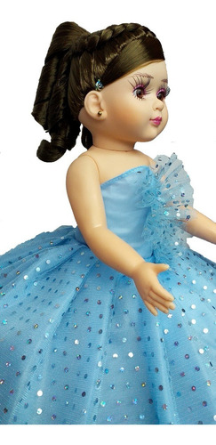 Muñeca Quinceañera 15 Yeni Azul Cielo