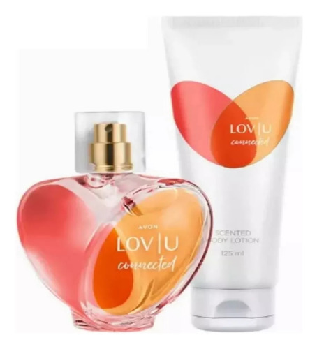 Set 2 Pzs Avon Lov|u Connected Fragancia Para Mujer