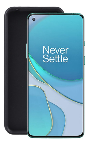 Funda De Tpu Negra Mate For Oneplus 8t