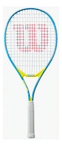 Raqueta Wilson Ultra Power Junior 21 Edad 5 A 6 Color Azul/amarillo