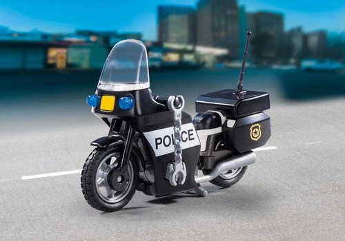 Imagen 5 de 10 de Playmobil 5648 Valija Maletin Policia Con Moto Mundo Manias