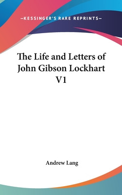 Libro The Life And Letters Of John Gibson Lockhart V1 - L...