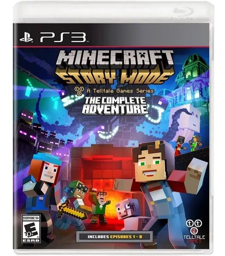 Jogo Minecraft Story Mode Season Pass Playstation 3 Ps3