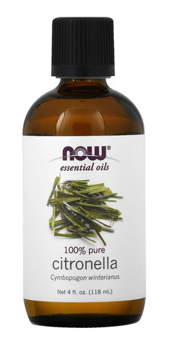 Now Aceite Esencial Puro Citronella 118ml