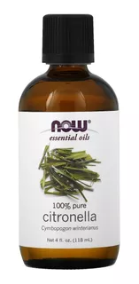 Now Aceite Esencial Puro Citronella 118ml