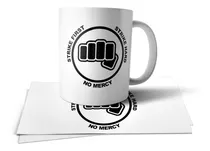 Comprar Cobra Kai Karate Kid Strike First Strike Hard No Mercy Taza  Blanco