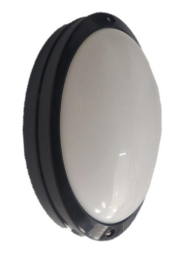 Arandela Tartaruga Oval Led 3w 110v Preta