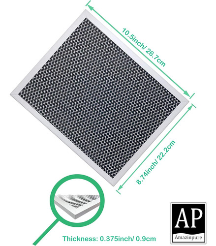 Paquete De 4 Filtros Range Hood 97007696, Combinacion De ...