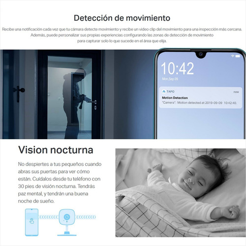 Cámara Seguridad Ip Wifi Tp-link Tapo C100 + Micro Sd 64gb