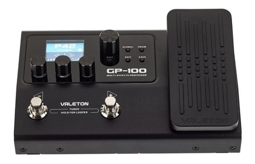 Imagen 6 de 6 de Pedal de efecto Valeton GP Multi-Effects Processor GP-100 negro