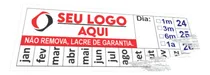 Comprar 1000 Lacre Casca Ovo Garantia 3x1 Destrutível Cpu Eletrônico Selo Computador Informática Provedor Internet Fibra Ótica
